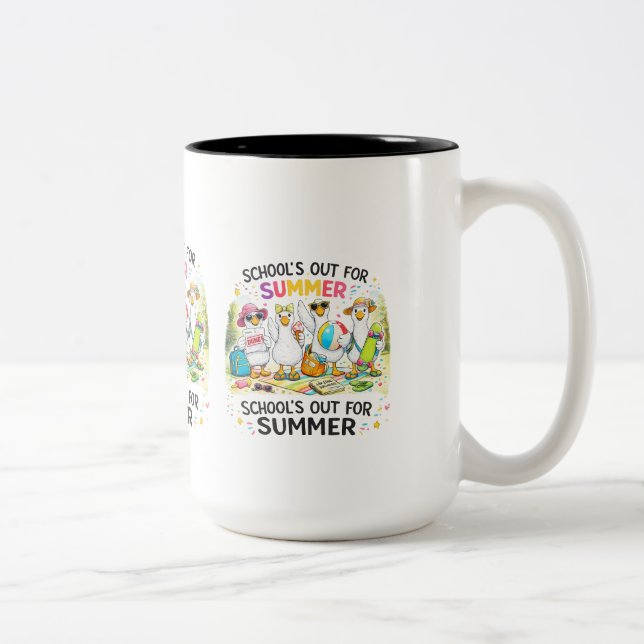 School's Out For Summer Ducks Mug | Funny Teacher  (Right)