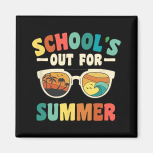 School's Out For Summer For Groovy Students Teache Magnet