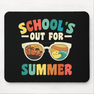 School's Out For Summer For Groovy Students Teache Mouse Pad
