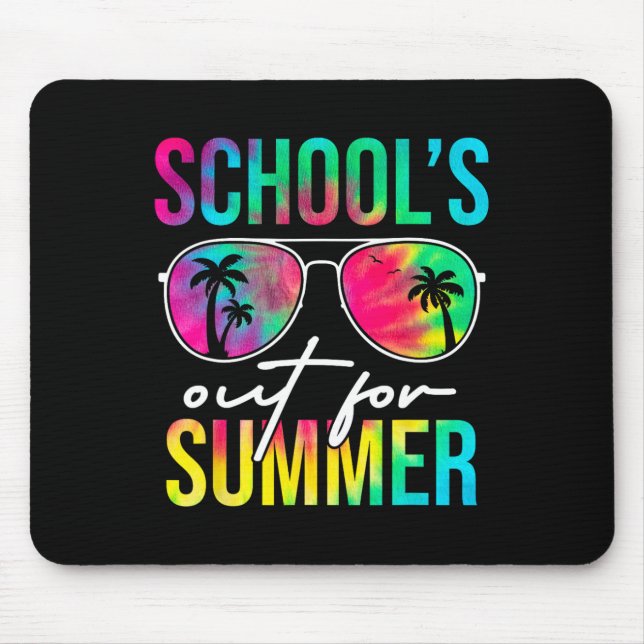 Schools Out For Summer Graduation Students Teacher Mouse Pad (Front)