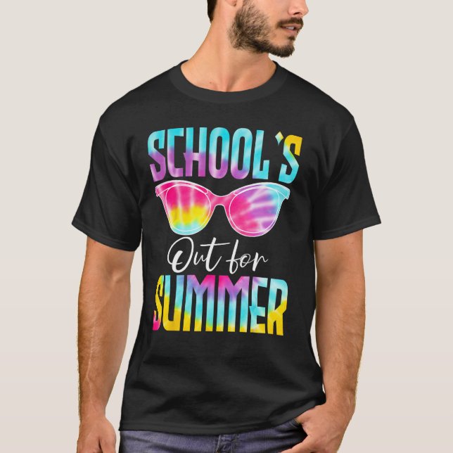 Schools Out for Summer Graduation Students Teacher T-Shirt (Front)