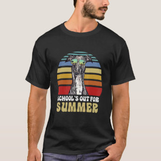 Schools Out For Summer Italian Greyhound Dog Teach T-Shirt