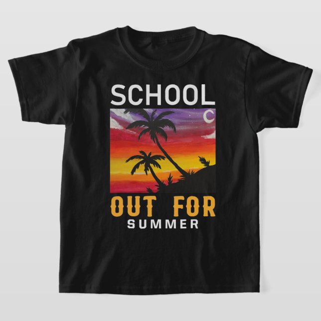 Schools Out For Summer Last Day Of School Pineappl T-Shirt (Laydown)