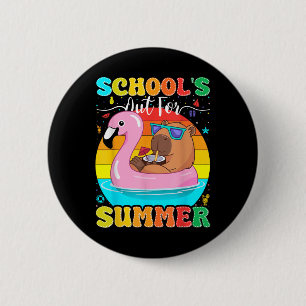 Schools Out For Summer Last Day Of School Teacher 6 Cm Round Badge