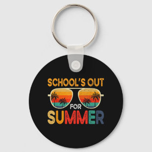 Schools Out For Summer Last Day Of School Teacher  Key Ring