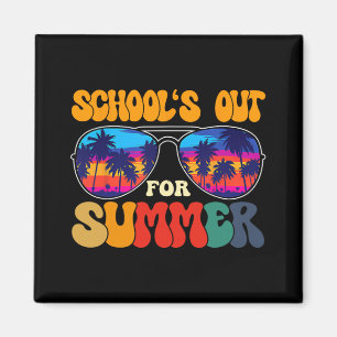 Schools Out For Summer Last Day Of School Teacher Magnet