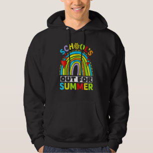 School's Out For Summer Rainbow Happy Last Day Of Hoodie