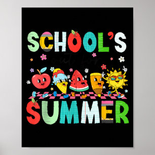Schools out for summer summer is calling book poster