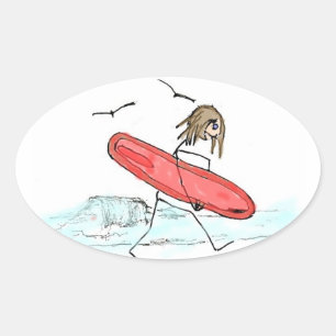 School's Out Oval Sticker