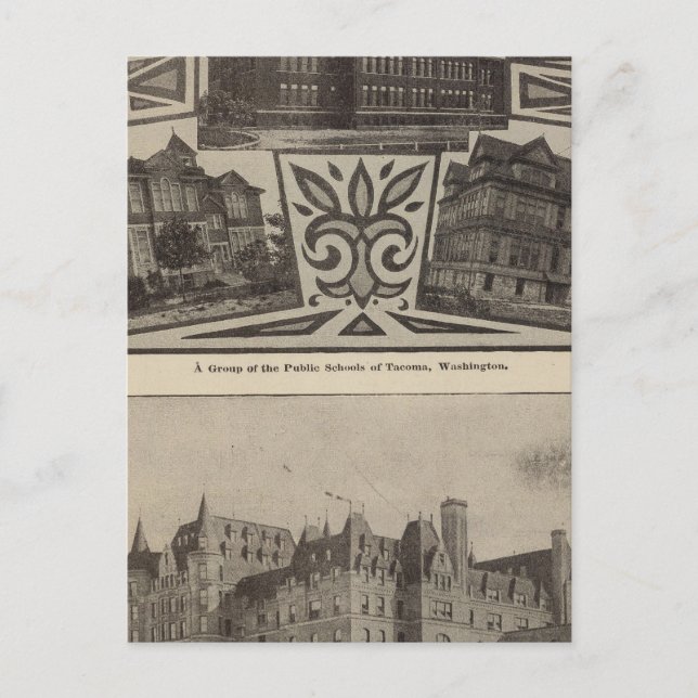 Schools, Tacoma, Wash Postcard (Front)
