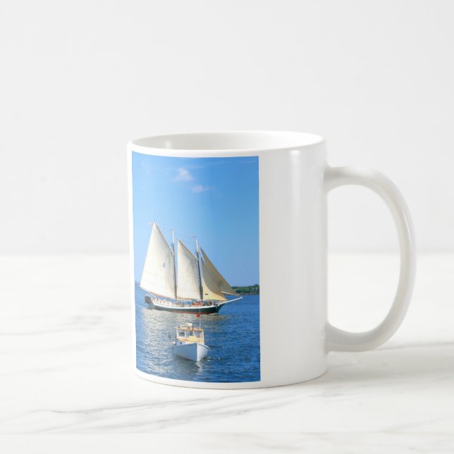 schooner and lobster boat mug (Right)