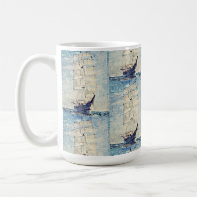 Schooner Coffee Mug (Left)