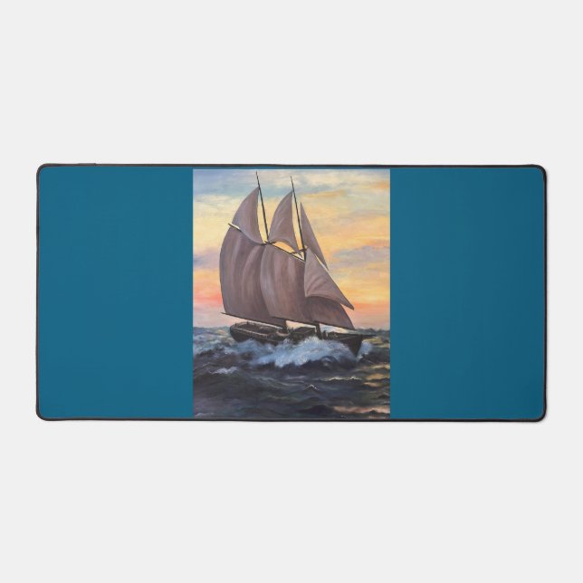 Schooner Desk Mat (Front)