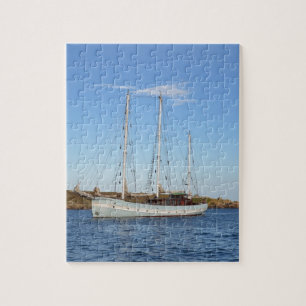 Schooner In The Isles Of Scilly Jigsaw Puzzle