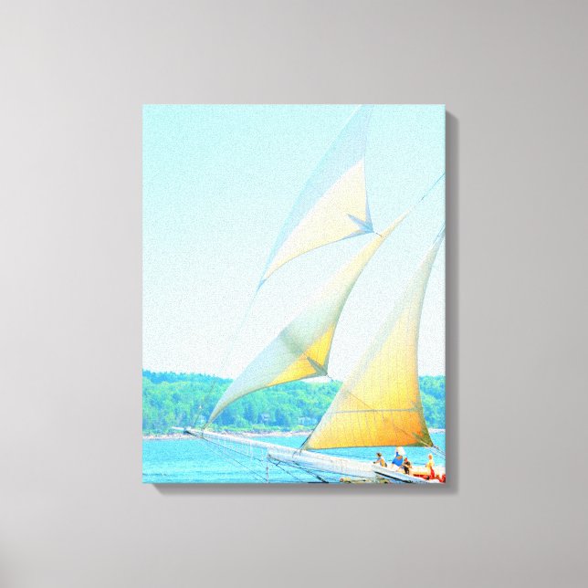 schooner jibs flying wrapped canvas (Front)