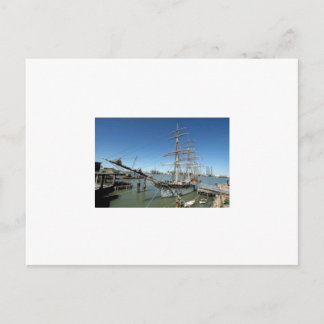 Schooner Melissa in Galveston, TX Postcard