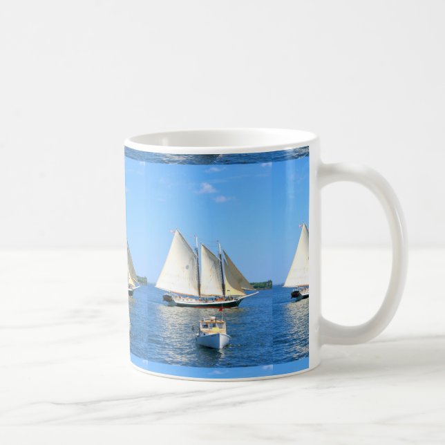 schooners and lobster boat mug (Right)
