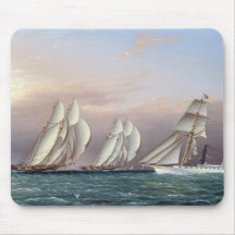 Schooners Dreadnought and Columbia 1870