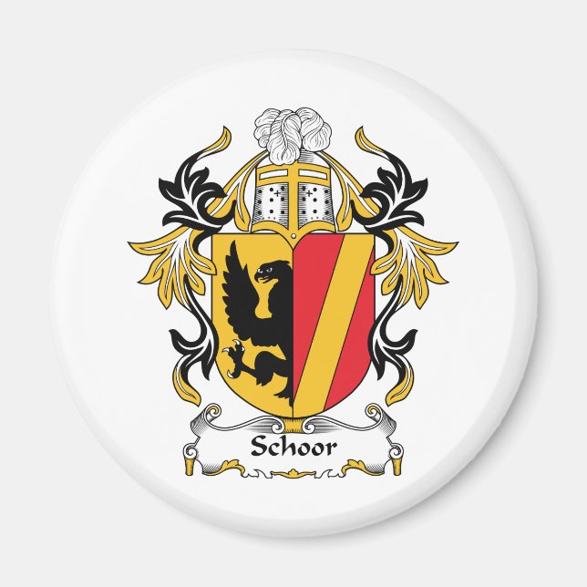 Schoor Family Crest Magnet (Front)