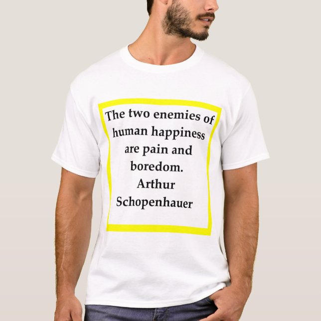 schopenhauer,arthur, T-Shirt (Front)