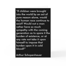 Schopenhauer Mother Day card