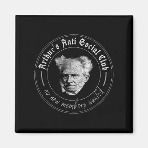 Schopenhauer Philosophy Aphorisms Arthurs Anti Soc Magnet