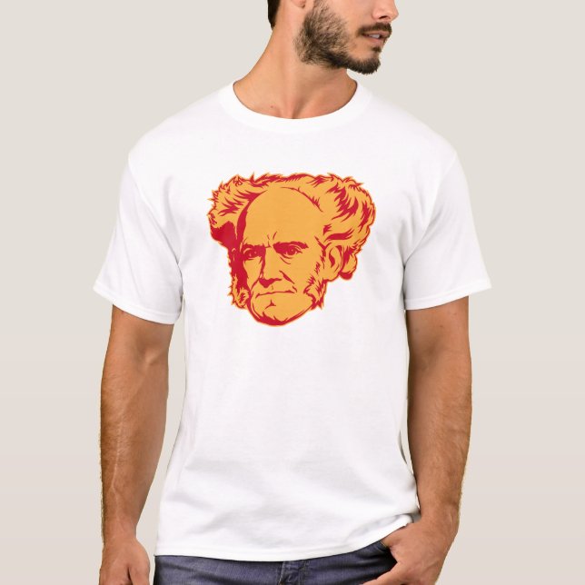 Schopenhauer Portrait T-Shirt (Front)