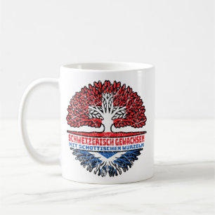 Schottland Schottisch Schweizer Schweiz Baum Coffee Mug