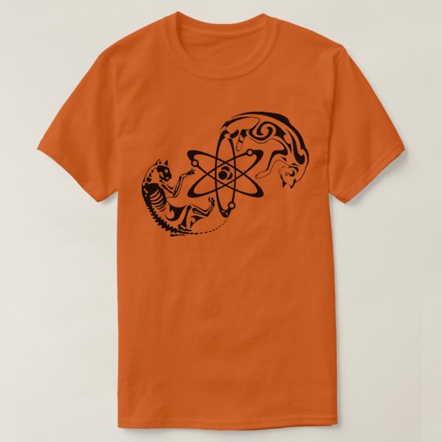 Schrodinger cat  T-Shirt (Design Front)