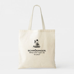 Schrodinger’s Cat Cute Science Philosophy Tote Bag