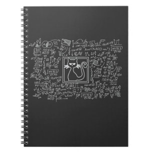 Schrodingers Cat Box Funny Science Nerd Physics Notebook