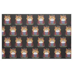 Schrodinger's Cat Fabric
