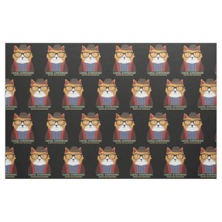 Schrodinger's Cat Fabric