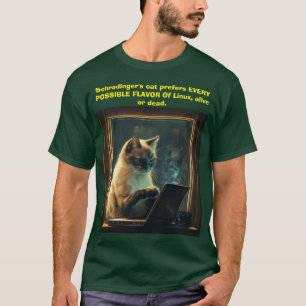 Schrödingers cat geek shirt