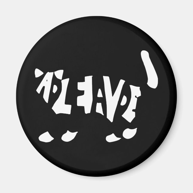 Schrödinger's cat magnet (Front)