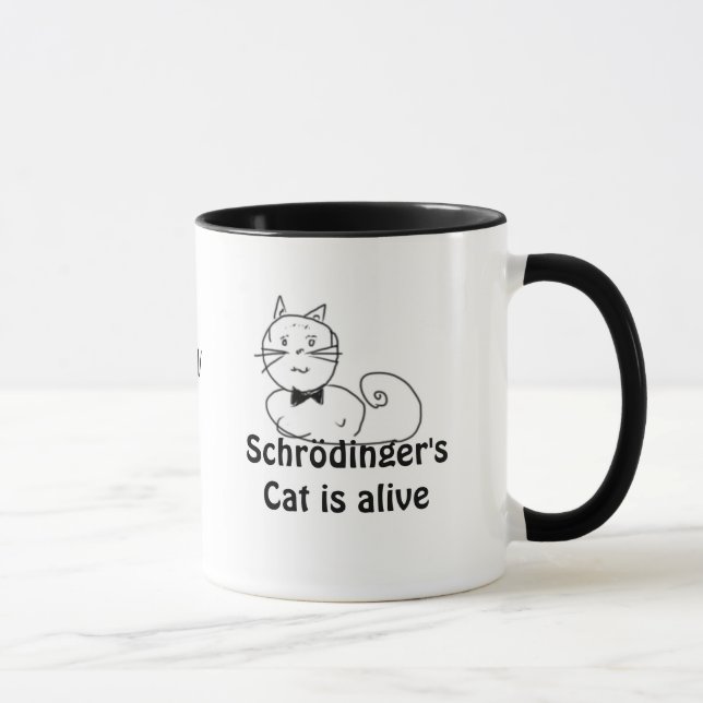 Schrödinger's Cat Mug (Right)
