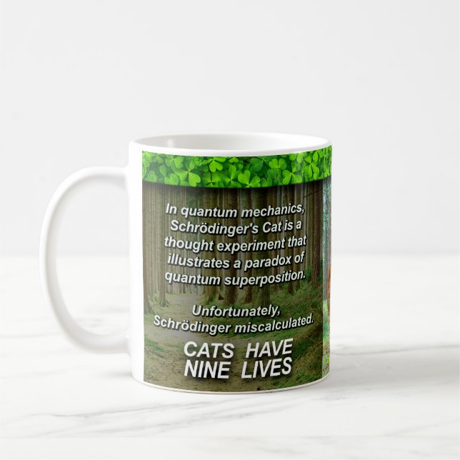 Schrodinger's Cat Mug (Left)