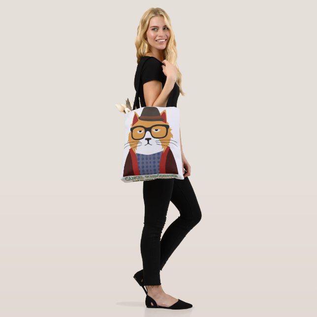 Schrodinger's Cat Tote Bag (On Model)