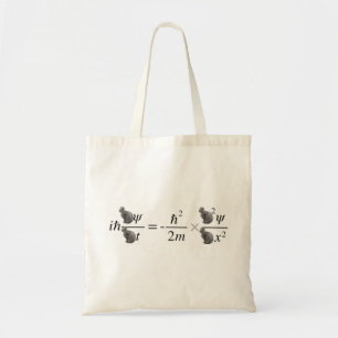 Schrodinger's cat tote bag