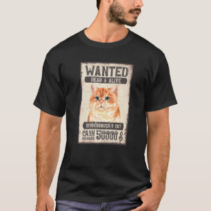 Schrödinger's Cat Wanted Dead & Alive Cat Physici T-Shirt