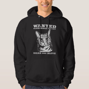 Schrodinger's cat wanted dead or alive hoodie