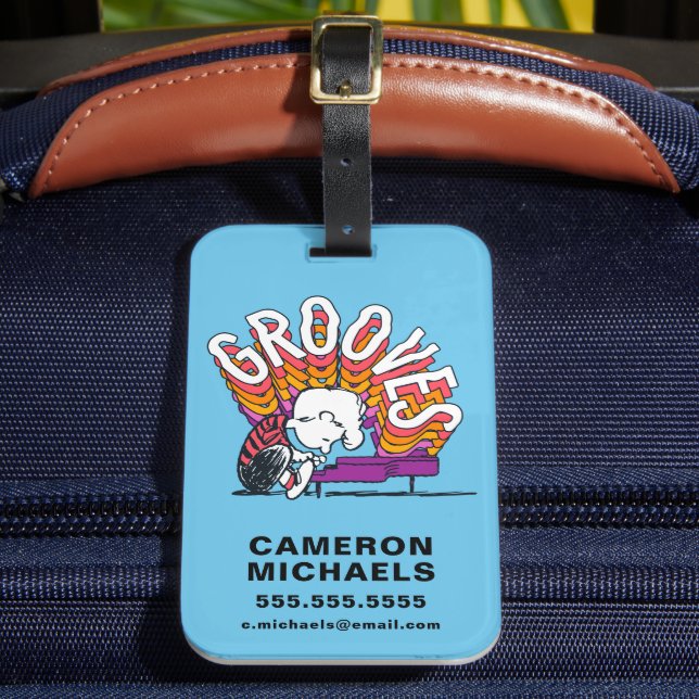 Schroeder - Grooves Luggage Tag (Front Insitu 2)