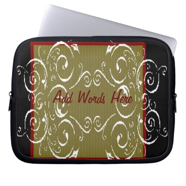 Schroll Design Laptop Sleeve (Front)