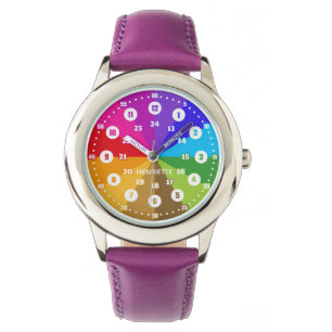 Schulanfangsgeschenk Lernuhr Kinder-Armbanduhr Watch