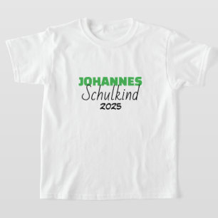 Schulkind 2025 - grün   Einschulung T-Shirt
