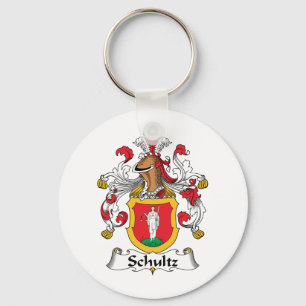 Schultz Family Crest Key Ring