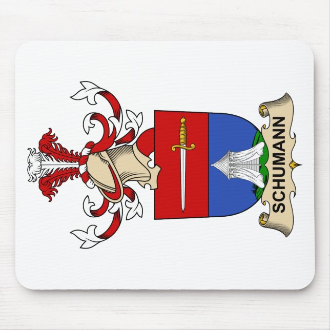 Schumann Family Crest Mouse Pad (Front)