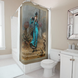 Schutz vor dem Sturm by Frederik Hendrik Kaemmerer Shower Curtain