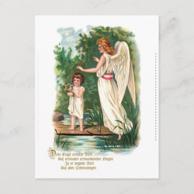 Schutzengel am Steg Postcard (Front)