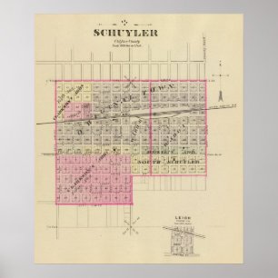 Schuyler and Leigh, Nebraska Poster